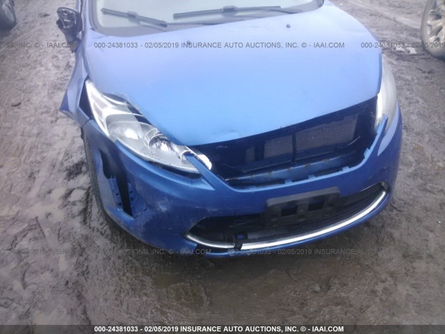 3FADP4AJ4BM206620 - 2011 FORD FIESTA S BLUE photo 6