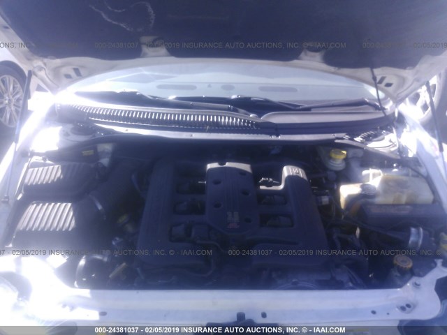 2C3AE66G82H105417 - 2002 CHRYSLER 300M WHITE photo 10