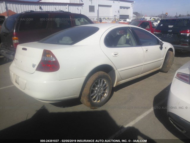 2C3AE66G82H105417 - 2002 CHRYSLER 300M WHITE photo 4