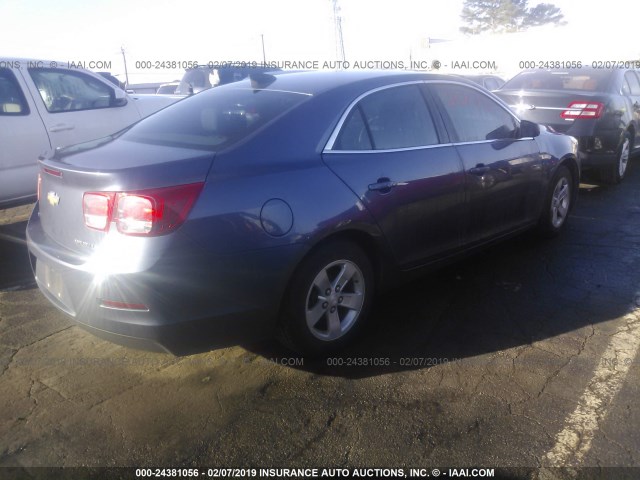 1G11B5SL5FF275462 - 2015 CHEVROLET MALIBU LS BLUE photo 4