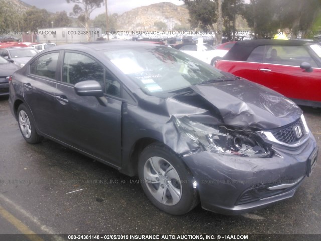 19XFB2F50FE245965 - 2015 HONDA CIVIC LX 灰色 照片 1