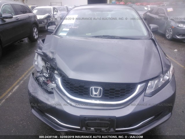 19XFB2F50FE245965 - 2015 HONDA CIVIC LX 灰色 照片 6