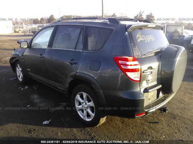 2T3BK31V69W010720 - 2009 TOYOTA RAV4 LIMITED GREEN photo 3