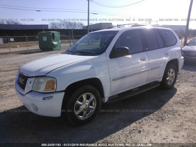 1GKDT13S022244741 - 2002 GMC ENVOY WHITE photo 2