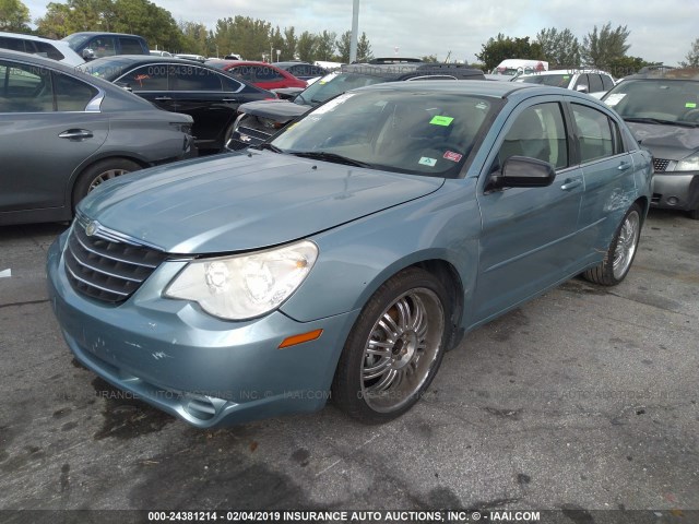 1C3LC46B59N527346 - 2009 CHRYSLER SEBRING LX GREEN photo 2