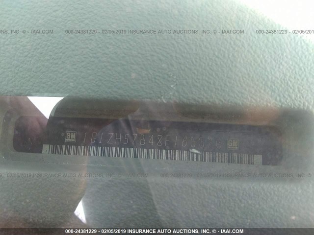 1G1ZH57B48F163370 - 2008 CHEVROLET MALIBU 1LT BLUE photo 9