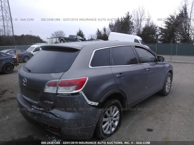 JM3TB28A680133445 - 2008 MAZDA CX-9 GRAY photo 4