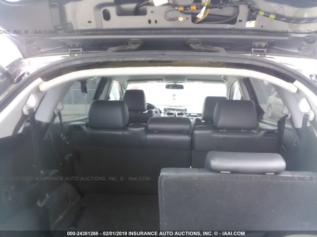 JM3TB28A680133445 - 2008 MAZDA CX-9 GRAY photo 8