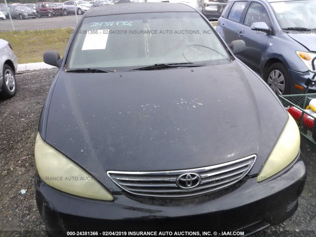 4T1BE32K55U600969 - 2005 TOYOTA CAMRY LE/XLE/SE BLACK photo 6