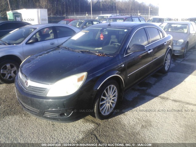 1G8ZV57737F177202 - 2007 SATURN AURA XR BLACK photo 2