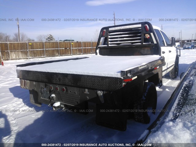 3D7MX48A97G784367 - 2007 DODGE RAM 3500 ST/SLT WHITE photo 4