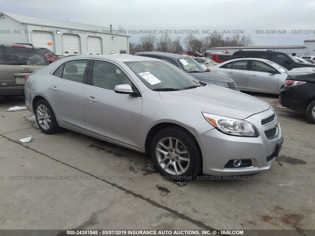 1G11F5RR4DF125743 - 2013 CHEVROLET MALIBU 2LT SILVER photo 1