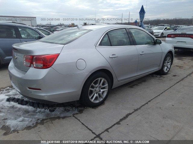 1G11F5RR4DF125743 - 2013 CHEVROLET MALIBU 2LT SILVER photo 4