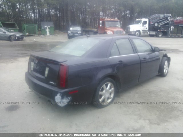 1G6DC67A260126396 - 2006 CADILLAC STS MAROON photo 4