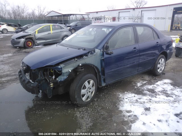 2T1BR32E07C823200 - 2007 TOYOTA COROLLA CE/LE/S Dark Blue photo 2