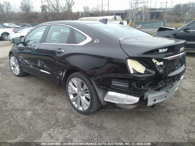 2G1145S39G9138853 - 2016 CHEVROLET IMPALA LTZ BLACK photo 3