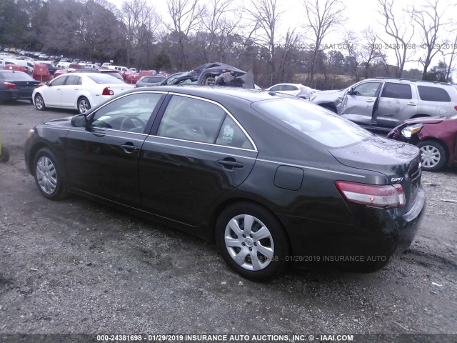 4T1BF3EK8AU574922 - 2010 TOYOTA CAMRY GREEN photo 3