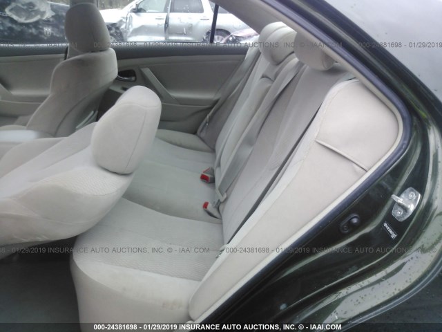 4T1BF3EK8AU574922 - 2010 TOYOTA CAMRY GREEN photo 8