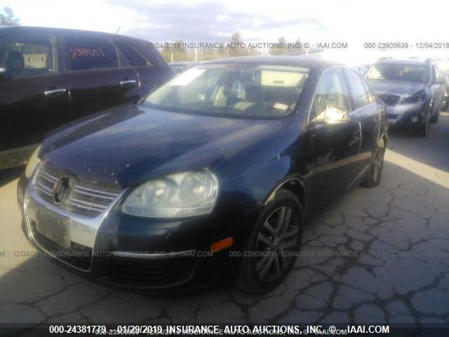 3VWRT81K26M731237 - 2006 VOLKSWAGEN JETTA TDI BLUE photo 2