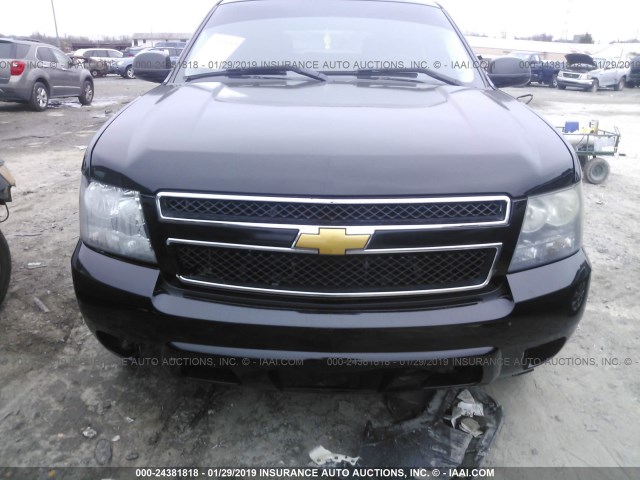 1GNEC03009R235846 - 2009 CHEVROLET TAHOE BLACK photo 6