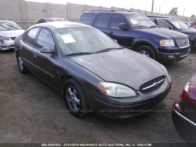 1FAFP55S02G240520 - 2002 FORD TAURUS SES GRAY photo 1