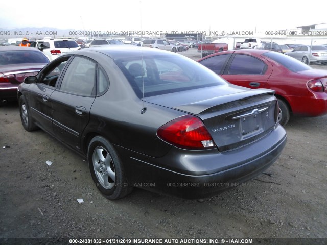 1FAFP55S02G240520 - 2002 FORD TAURUS SES GRAY photo 3