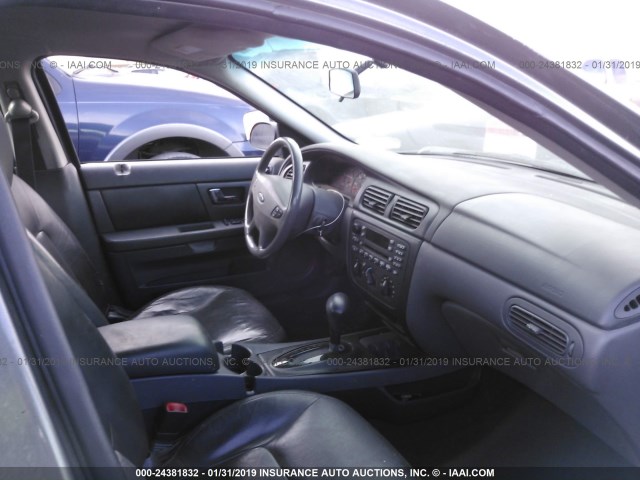 1FAFP55S02G240520 - 2002 FORD TAURUS SES GRAY photo 5