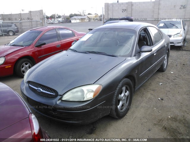 1FAFP55S02G240520 - 2002 FORD TAURUS SES GRAY photo 6