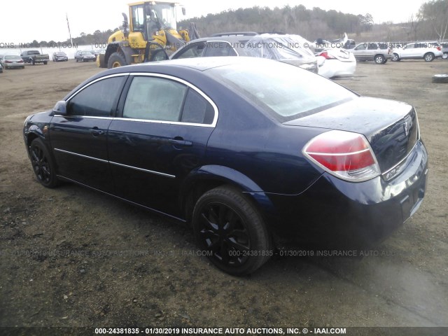 1G8ZS57N38F262422 - 2008 SATURN AURA XE BLACK photo 3