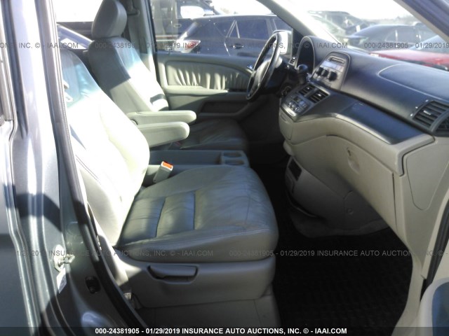 5FNRL38707B036025 - 2007 HONDA ODYSSEY EXL SILVER photo 5