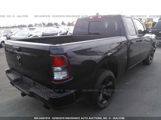 1C6RREBT5KN577914 - 2019 RAM 1500 BIG HORN/LONE STAR BLACK photo 4