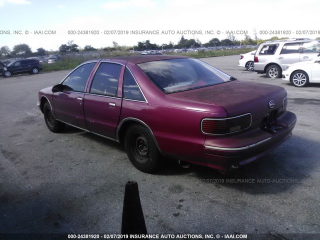 1G1BL52P7RR181249 - 1994 CHEVROLET CAPRICE CLASSIC RED photo 3