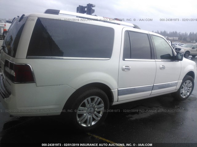 5LMJJ3H58CEL05815 - 2012 LINCOLN NAVIGATOR L 白色 照片 4