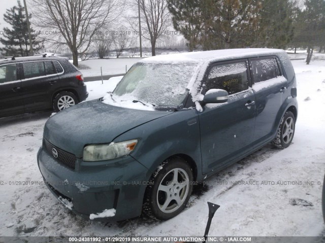 JTLKE50E081014428 - 2008 TOYOTA SCION XB 蓝色 照片 2