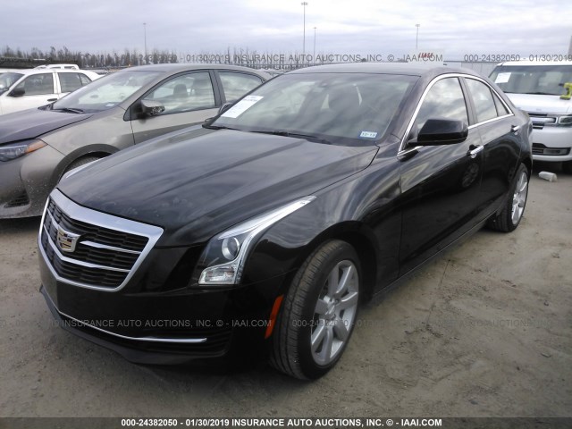 1G6AA5RA7G0188622 - 2016 CADILLAC ATS BLACK photo 2