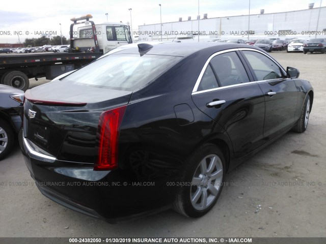 1G6AA5RA7G0188622 - 2016 CADILLAC ATS BLACK photo 4