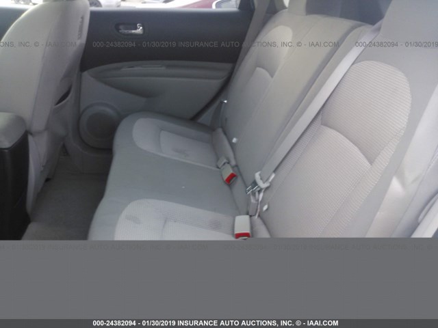 JN8AS5MT0BW575302 - 2011 NISSAN ROGUE S/SV/KROM SILVER photo 8