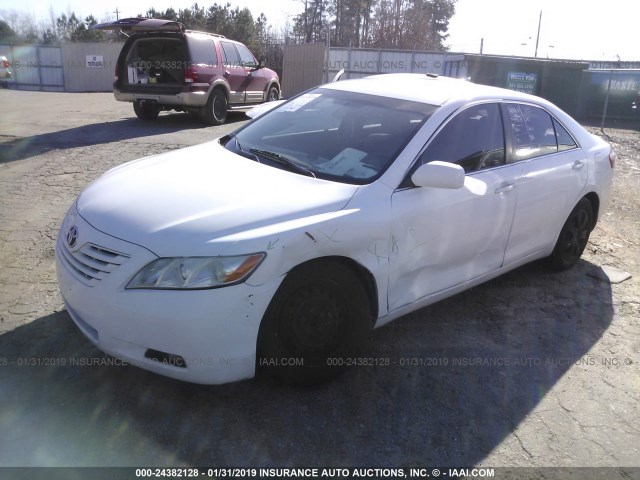 4T1BE46K09U841098 - 2009 TOYOTA CAMRY SE/LE/XLE WHITE photo 2