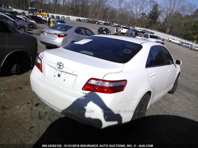 4T1BE46K09U841098 - 2009 TOYOTA CAMRY SE/LE/XLE WHITE photo 4