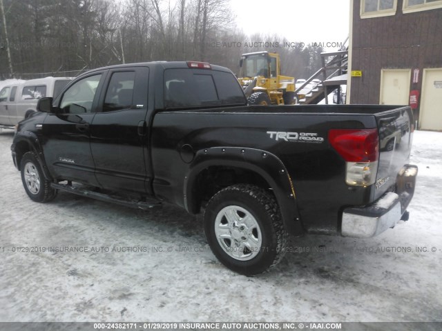 5TBBV54107S450449 - 2007 TOYOTA TUNDRA DOUBLE CAB SR5 BLUE photo 3