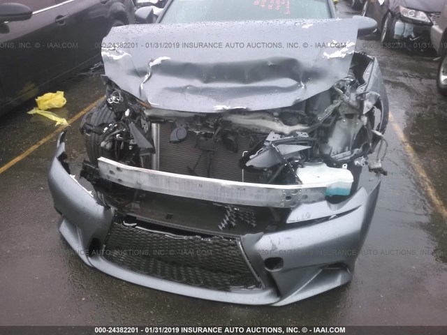 JTHBE1D23F5022189 - 2015 LEXUS IS 350 GRAY photo 6