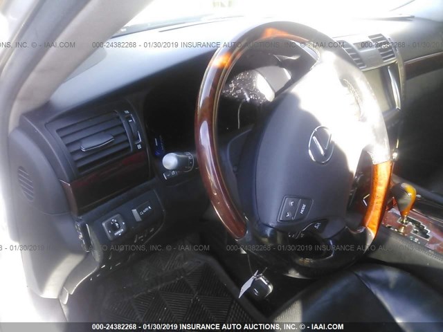 JTHGL46FX75003119 - 2007 LEXUS LS 460L SILVER photo 7