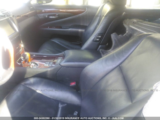 JTHGL46FX75003119 - 2007 LEXUS LS 460L SILVER photo 8