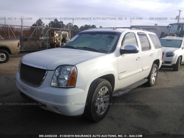 1GKFC13098R100094 - 2008 GMC YUKON WHITE photo 2