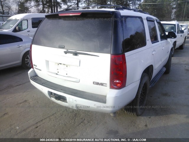 1GKFC13098R100094 - 2008 GMC YUKON WHITE photo 4