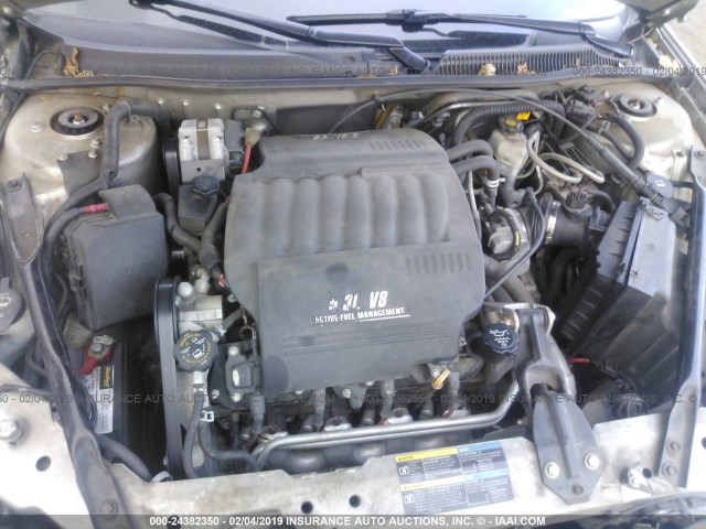 2G1WL15C579344619 - 2007 CHEVROLET MONTE CARLO SS ვერცხლისფერი ფოტო 10