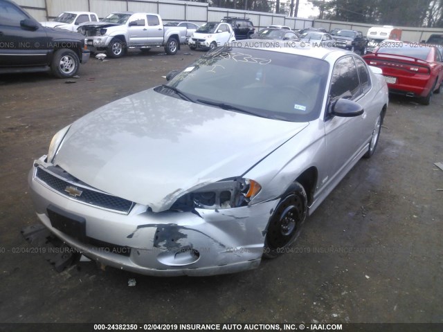 2G1WL15C579344619 - 2007 CHEVROLET MONTE CARLO SS ვერცხლისფერი ფოტო 2