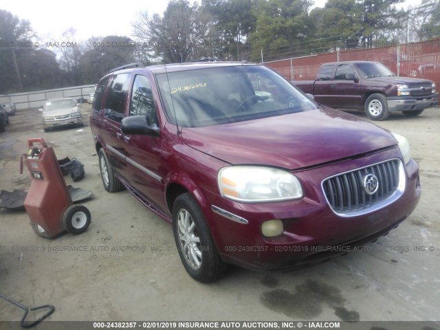 5GADV23L95D239875 - 2005 BUICK TERRAZA CX RED photo 1