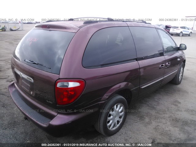 2C4GP54L43R178855 - 2003 CHRYSLER TOWN & COUNTRY LXI MAROON photo 4