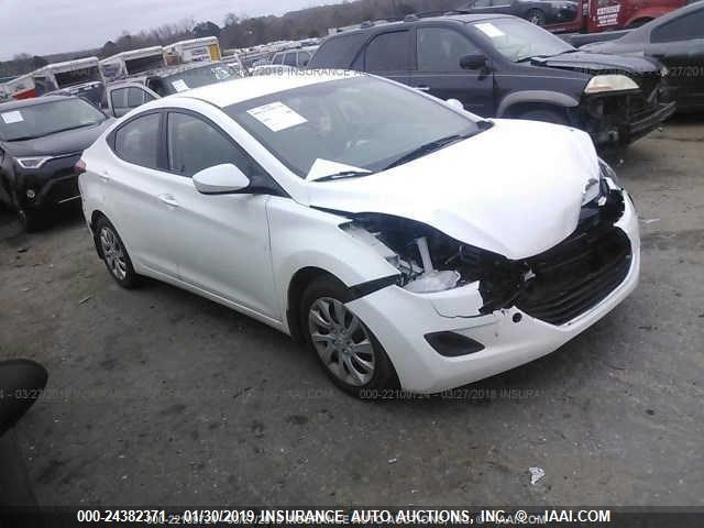 5NPDH4AE7DH201401 - 2013 HYUNDAI ELANTRA GLS/LIMITED WHITE photo 1